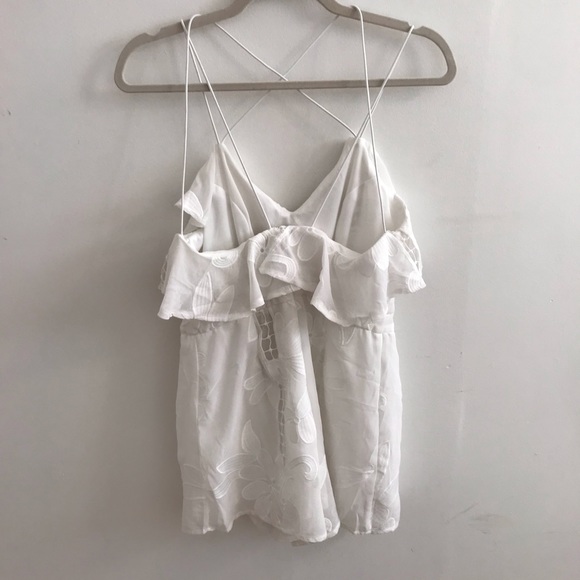 NWT Peppermayo White Lace Romper - Picture 4 of 7